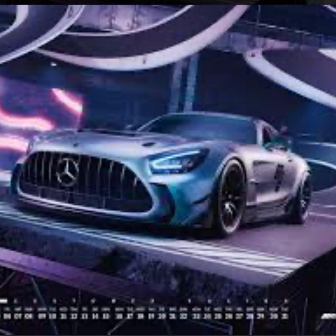 【新品未開封】メルセデスベンツ-AMG 2024年 カレンダー ドイツ製