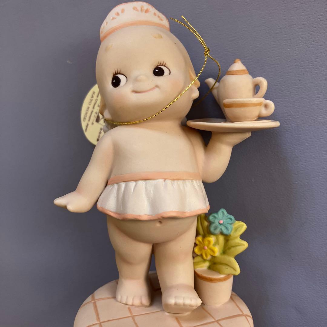 加藤工芸　ローズオニールキューピー　2体セット　シェフ&ウェイトレス