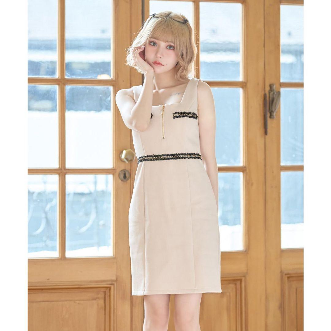 3点専用クリスマスセールタグ付き新品ベージュ スリムフィット ナイトドレスxL