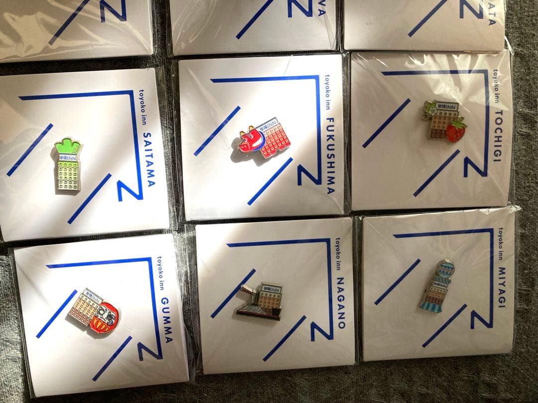 東横イン ご当地GENKIバッジ 12種類セット