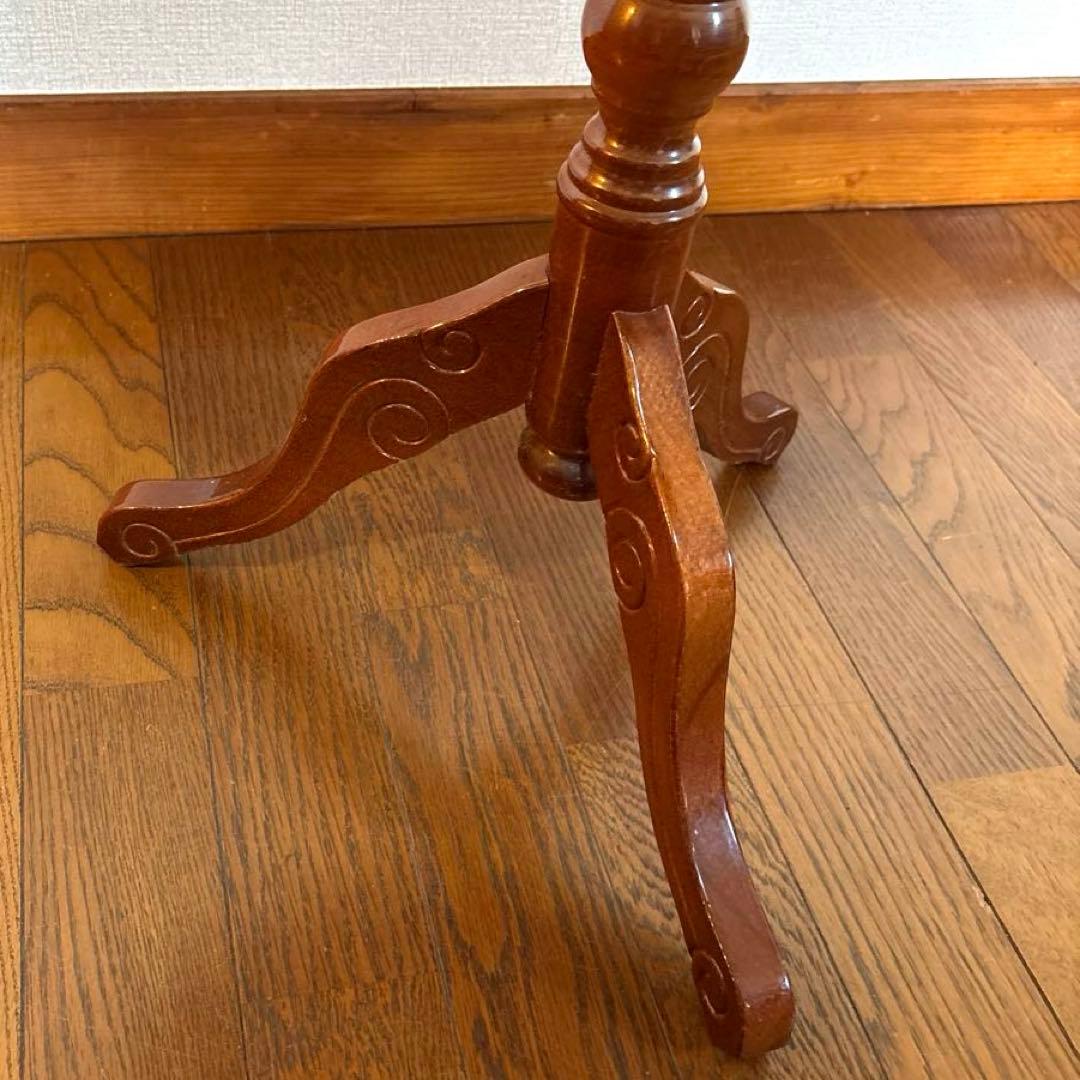 【美品】イタリア製 サイドテーブル 象嵌細工