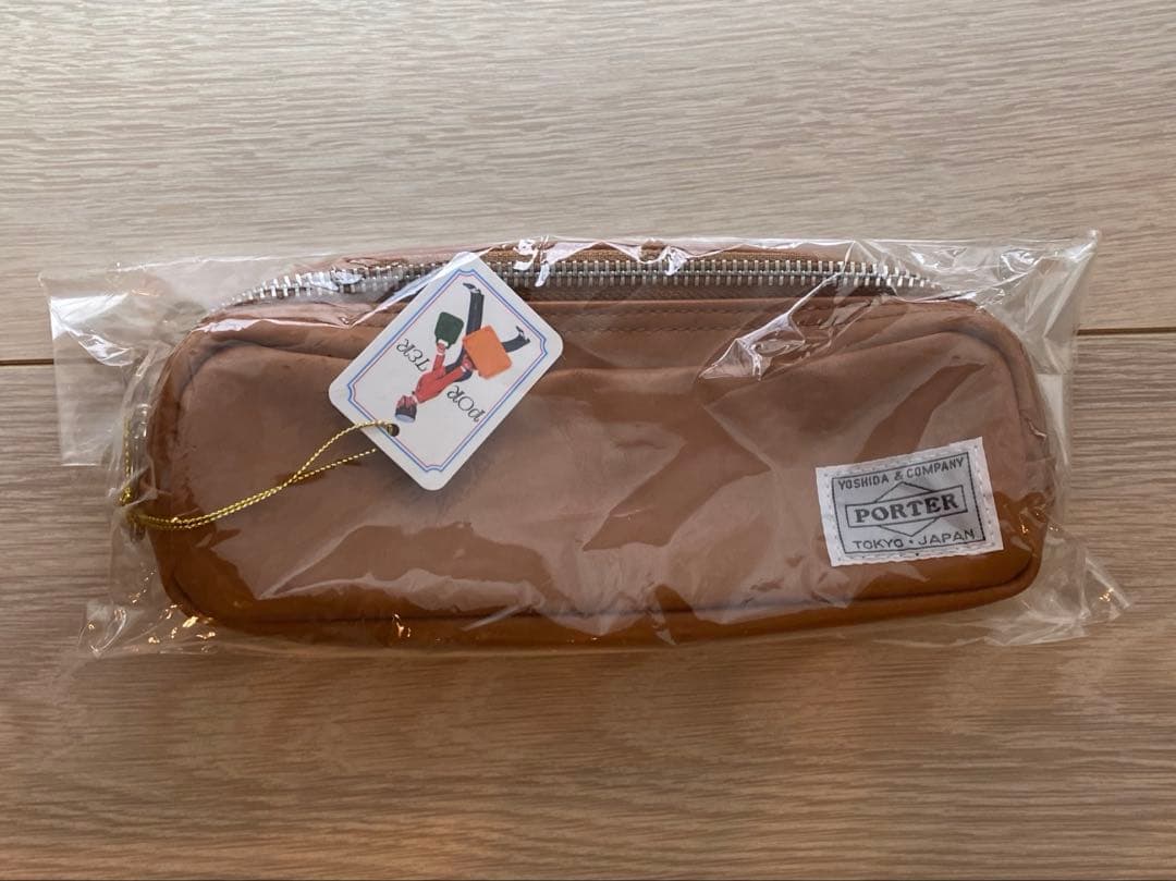 porter ペンケース free style キャメル
