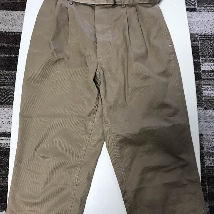 comoli 17ss ベルテッドチノパンツ サイズ1