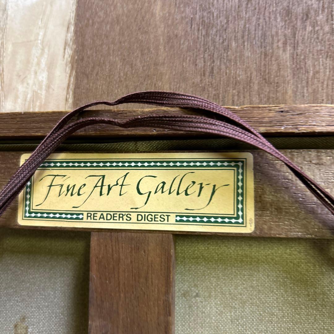 アンドレ.ベッツ　コモ湖畔風景複製画