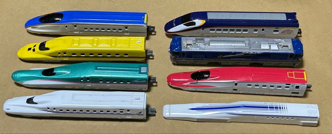 ロングトミカ 新幹線など 鉄道系８種セット