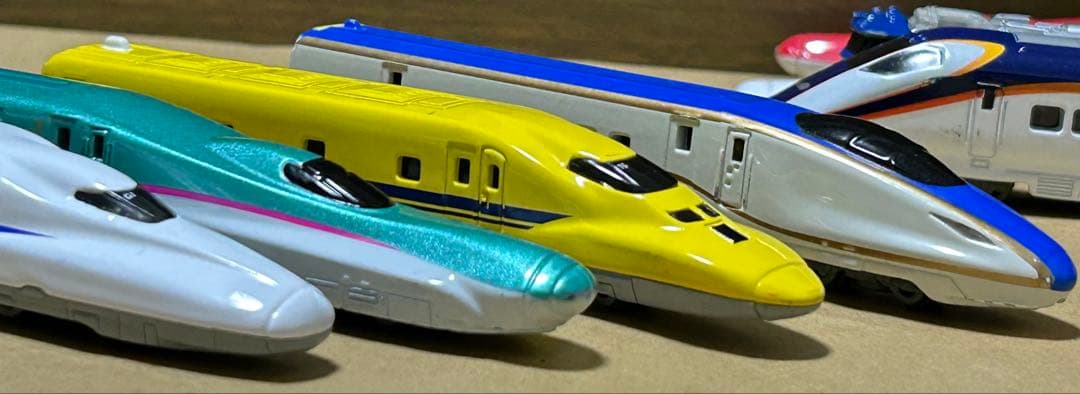 ロングトミカ 新幹線など 鉄道系８種セット