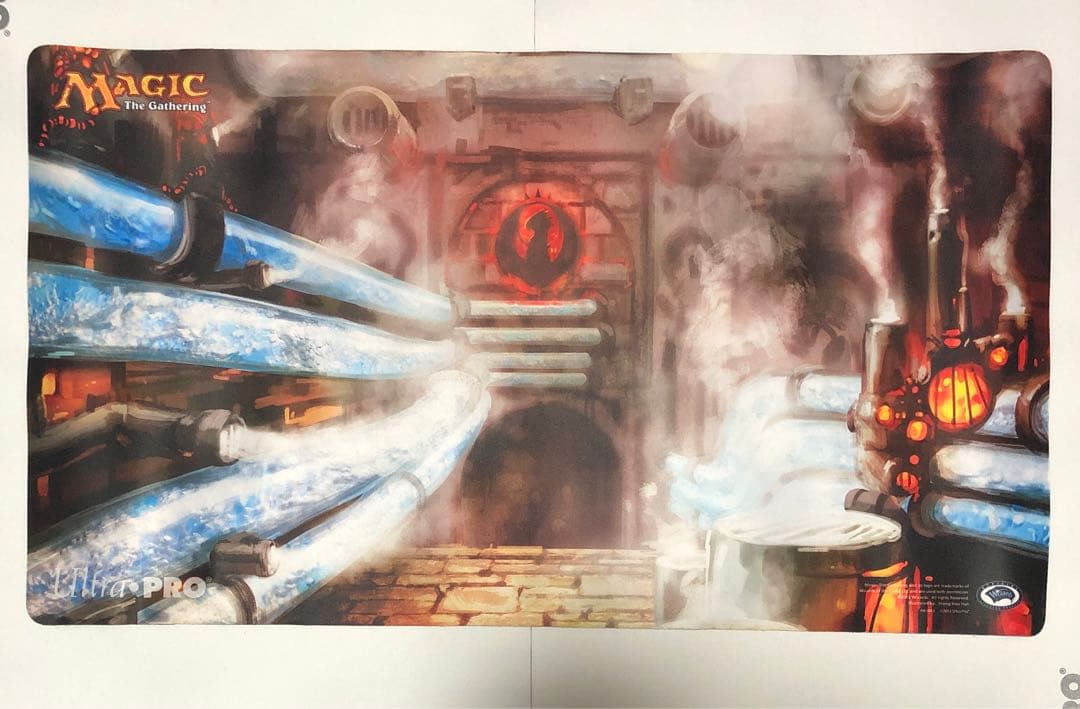 蒸気孔 プレイマット mtg ショックランド ギルドランド イゼット ラヴニカ