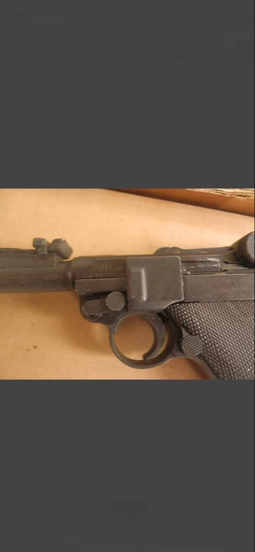 ルガーP-０８　12インチカービン　金属製黒色モデルガン　MGC