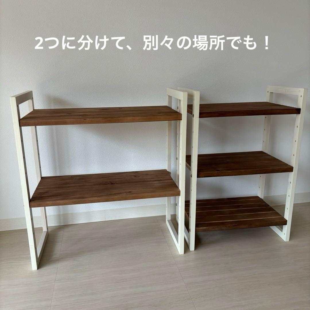 オープンラック 天然木パイン材 可動棚 マルチラック テレビ台 MCC-6252