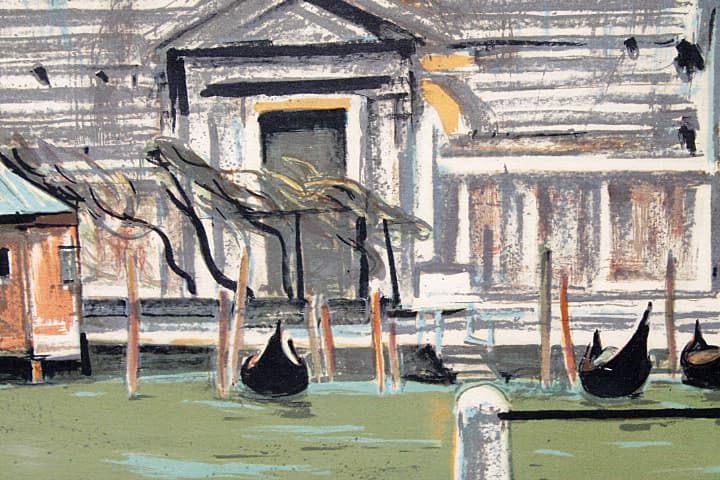 荻須高徳【サンマルクオーラ】リトグラフ