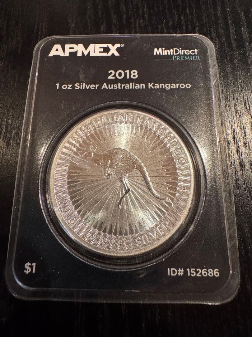 2018年 オーストラリアン・カンガルー銀貨 1oz