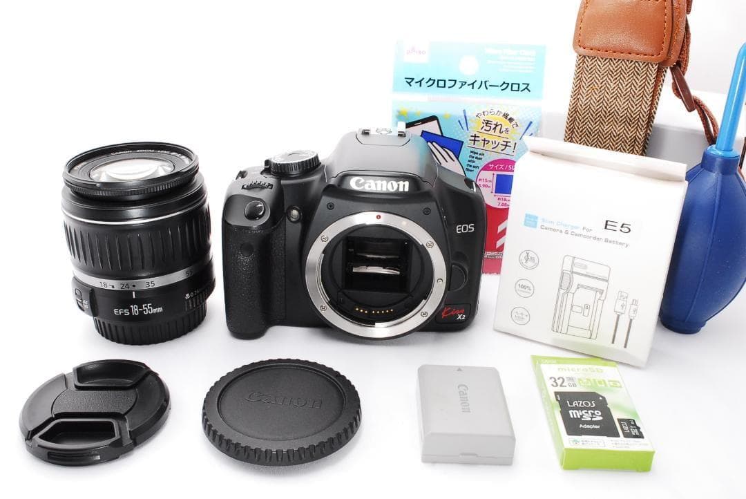 美品✨　Canon Kiss X2 レンズセット　高画質　軽量　初心者オススメ