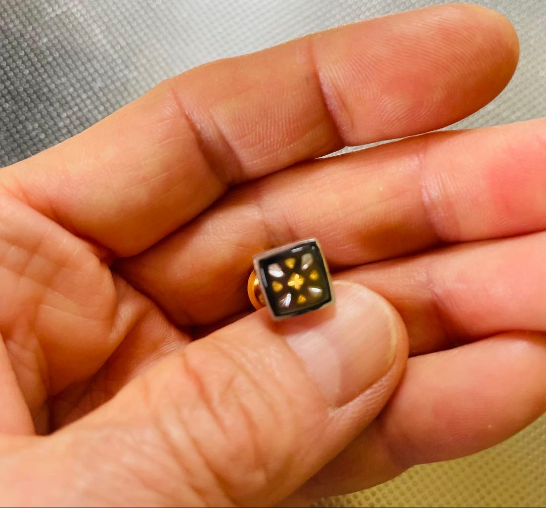 K18製　ピクウェ　ピンブローチ 難あり