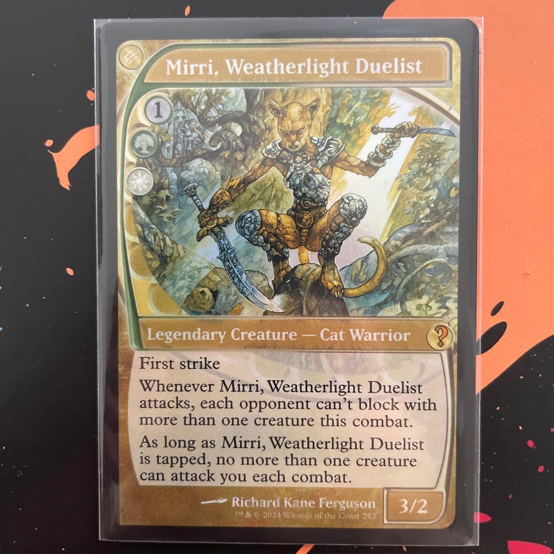 【フォイル】 Mirri, Weatherlight Duelist