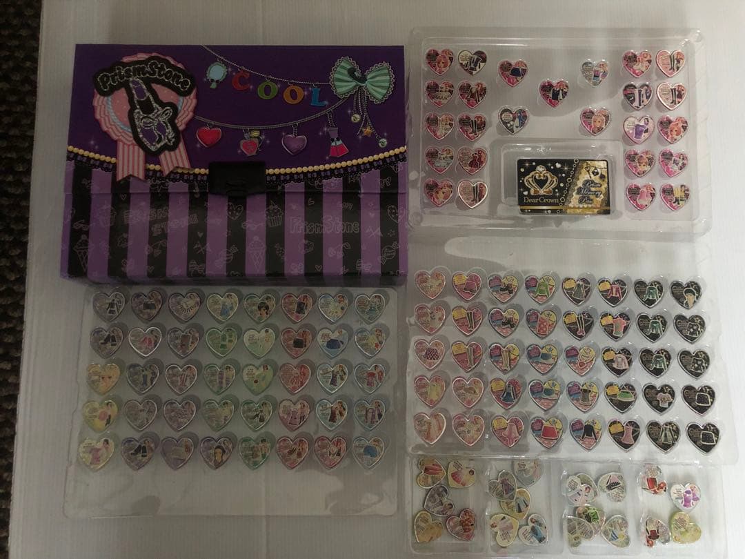 プリズムストーントランク　 クリアケース カード【クラウン】 ストーン124個