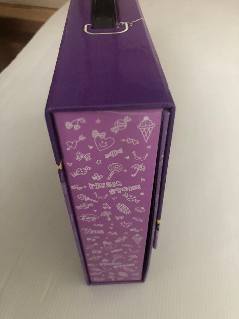 プリズムストーントランク　 クリアケース カード【クラウン】 ストーン124個