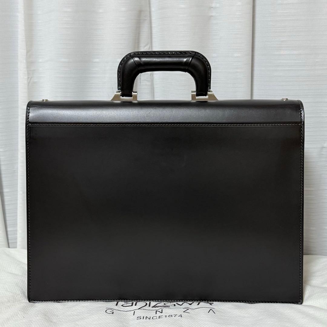 ⭐️新品未使用⭐️ 銀座タニザワ　ブリーフケース　皇室御用達　ビジネスバッグ　黒