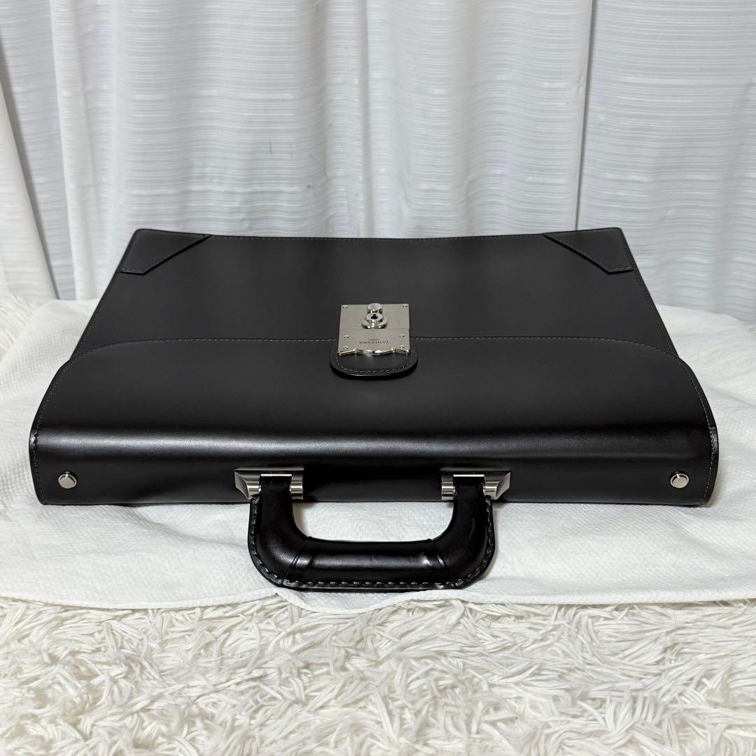 ⭐️新品未使用⭐️ 銀座タニザワ　ブリーフケース　皇室御用達　ビジネスバッグ　黒