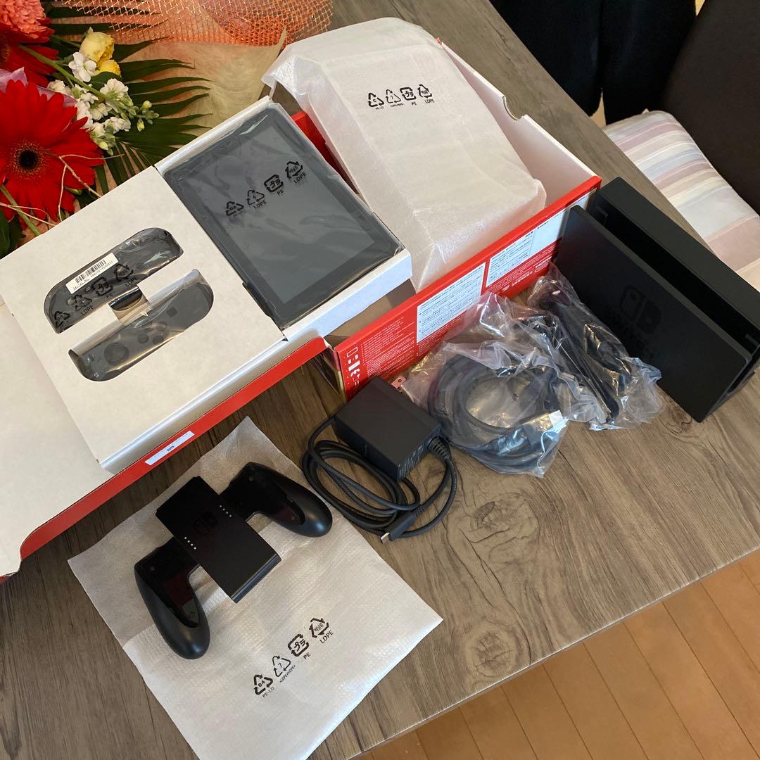 Switch Nintendo Switch Joy-Con L R グレー …