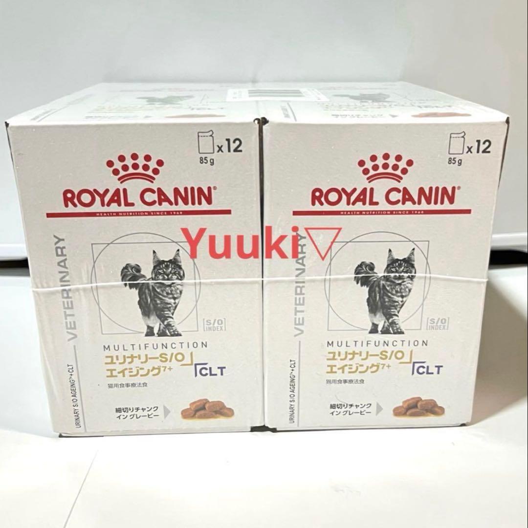 【新品未開封】猫 ユリナリーs/o エイジング7＋CLT パウチ 24袋(2箱)