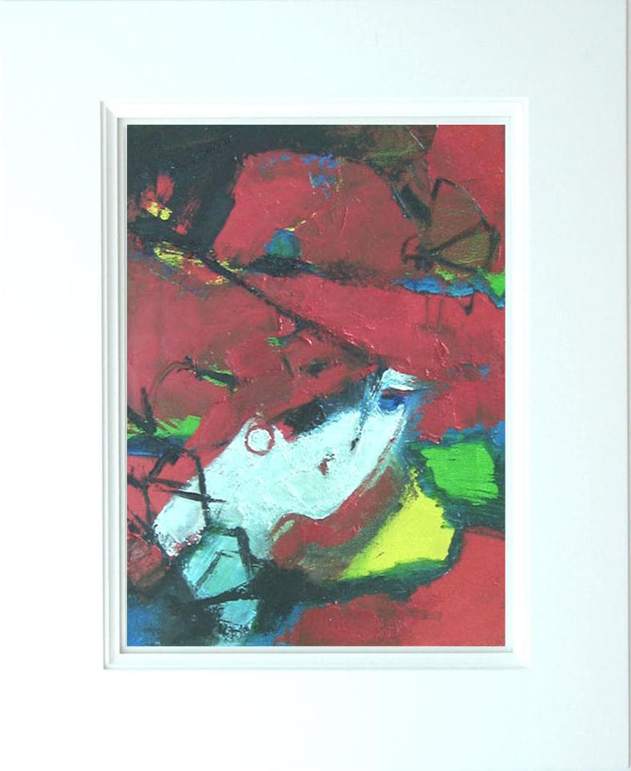 油絵 菅家令子 絵 絵画インテリア額付(青緑＋金色の枠)uF6-071502女性