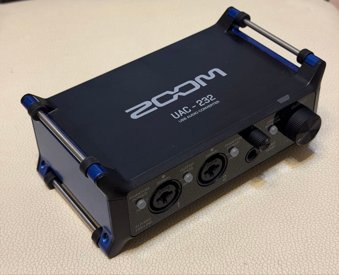 ZOOM UAC-232 箱有USBオーディオインターフェイス周波数192kHz