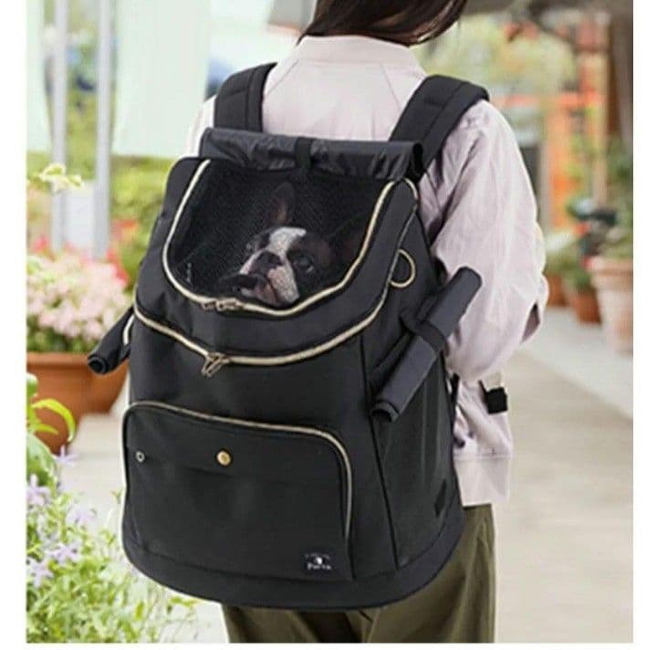 【新品】ペティオ　Porta　ドッグリュックキャリー　ブラック　W25572