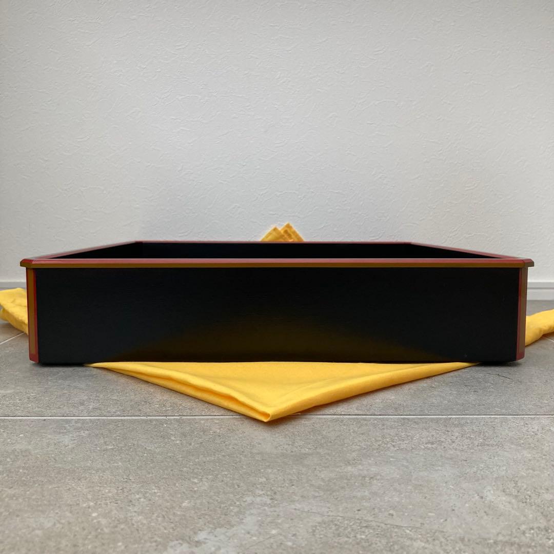 宗徧流 不審庵 総菜盆 46.5cm 漆器 特大お盆