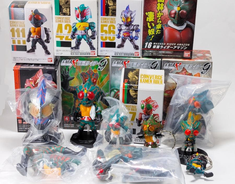 SHODO コンバージ 仮面ライダーアマゾン アマゾンズ まとめ セット