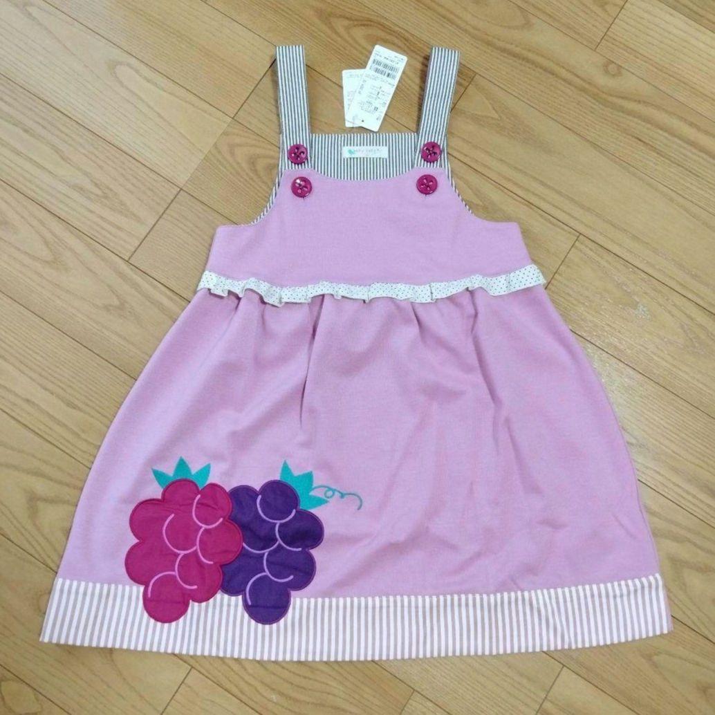 【うにゃ】ベイビーチアー ネコ襟トップス ＆ぶどうワンピース＆ブラウス