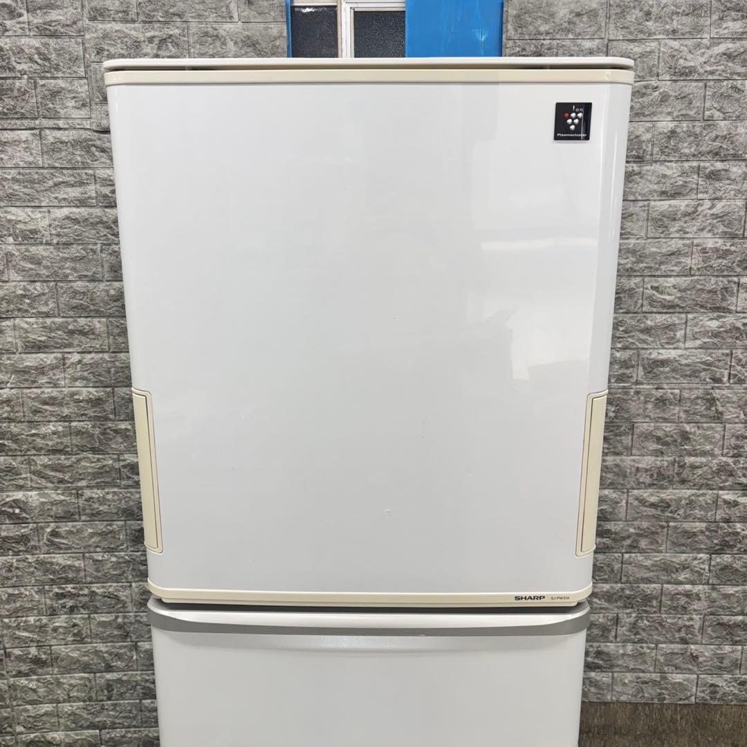 605 SHARP どっちもドア　大型冷蔵庫　314L 300L強　自動製氷