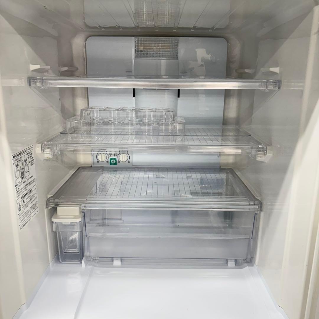 605 SHARP どっちもドア　大型冷蔵庫　314L 300L強　自動製氷