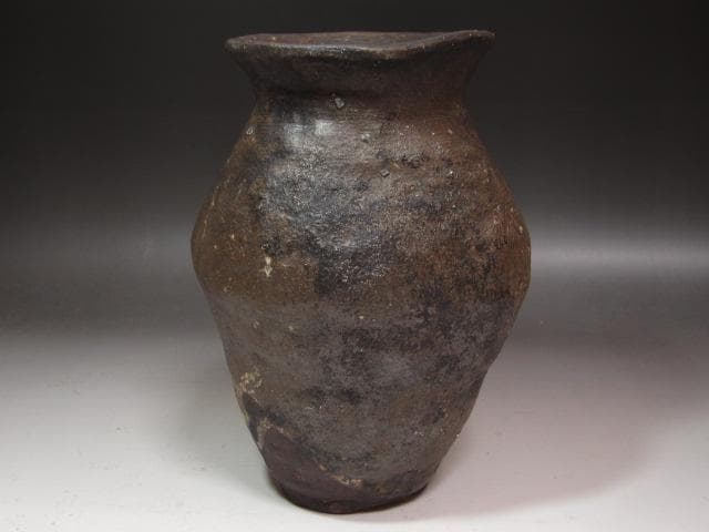 ★　古常滑花入　時代を感じる一品です★x419