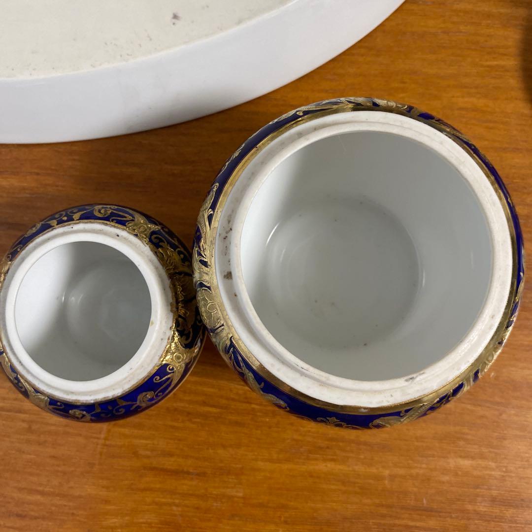 希少　銘品オールドノリタケ　マリオンキャメル　ドレッシングテーブルセット　難あり