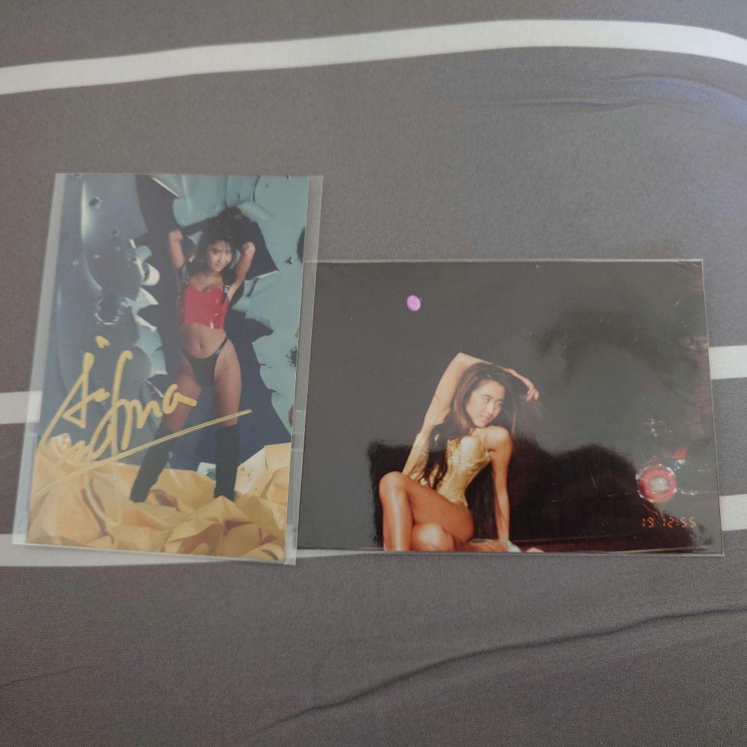 飯島愛 カード 生写真 6枚セット 直筆サイン付き