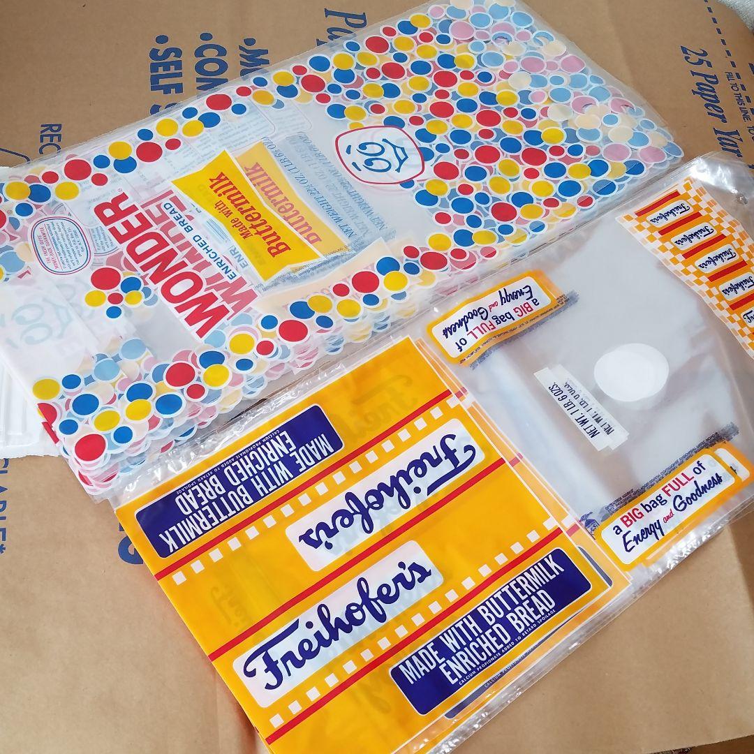 海外　パン　ビニール袋