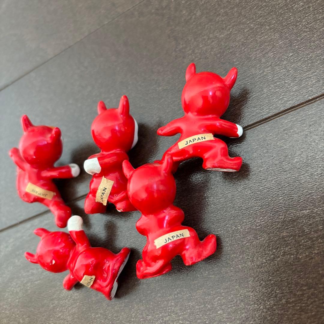 ビンテージ　日本製　デビル　小悪魔　悪魔　陶器　オキュパイドジャパン　置物
