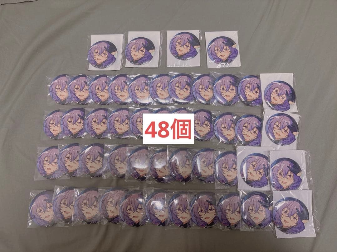 あんスタ　ユメ　花群冬芽　缶バッジ　シャッフル