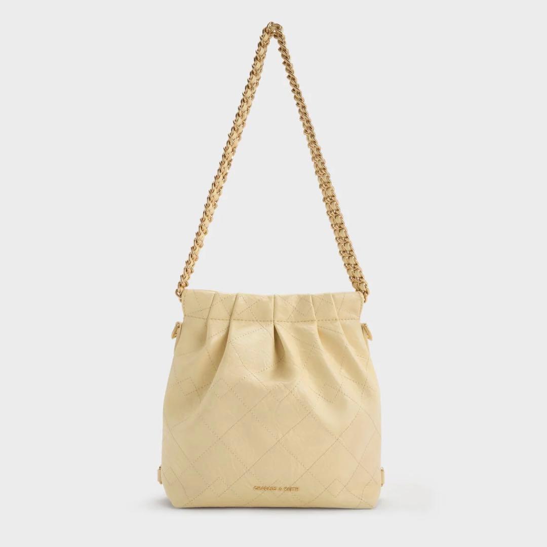 【新品未使用】 ドゥオ チェーンハンドルツーウェイバックパック バターイエロー