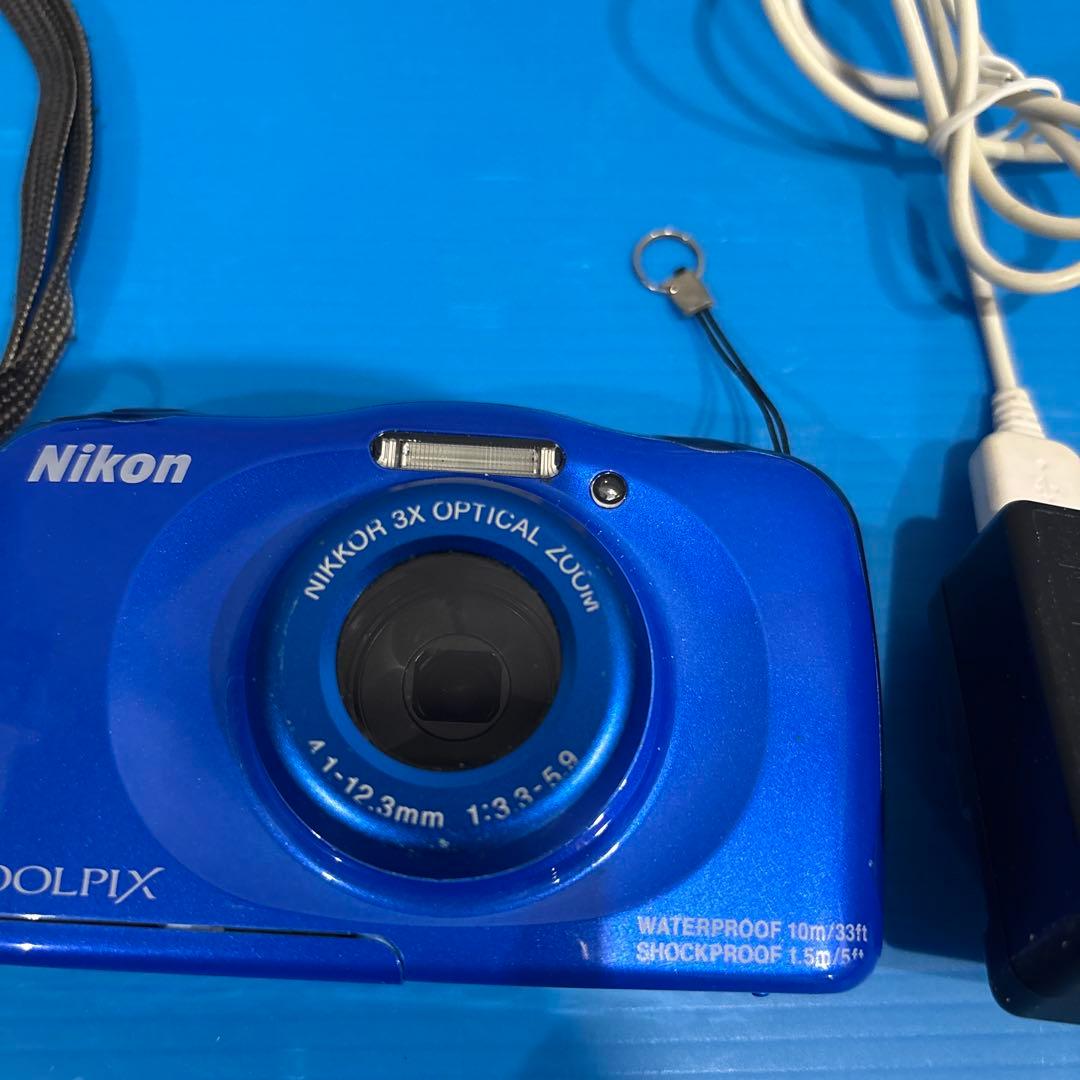 動作ok　NIKON　coolpix S33