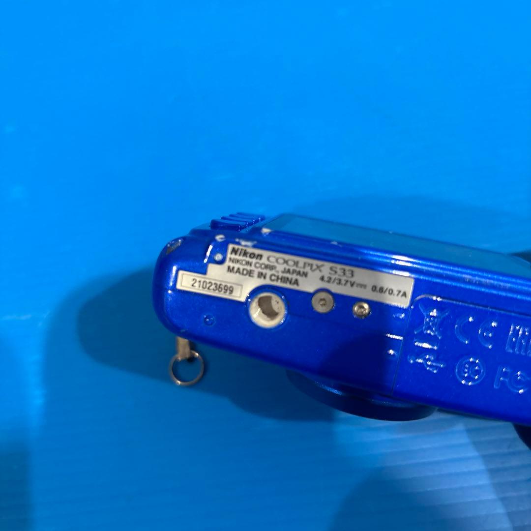 動作ok　NIKON　coolpix S33