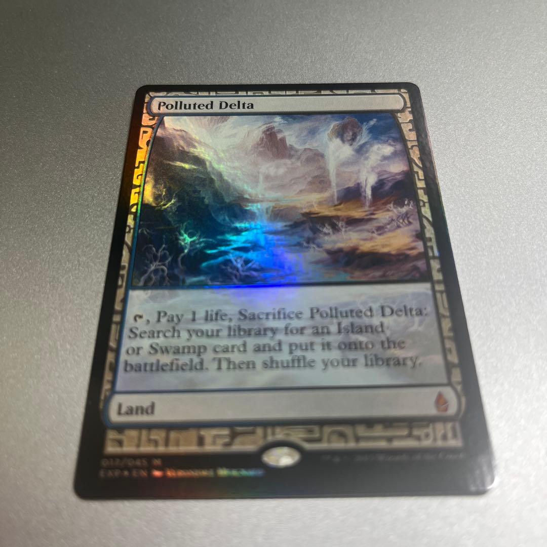 ④MTG foil 《汚染された三角州/Polluted Delta》[EXP
