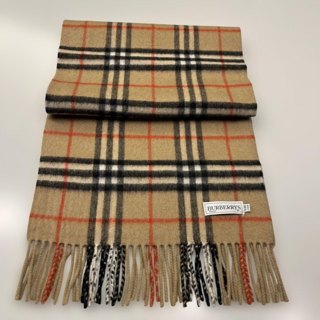 K*様 BURBERRYS チェック柄マフラー ウール