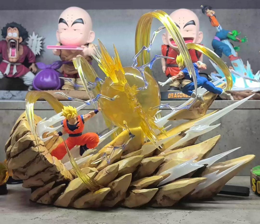 ドラゴンボール 孫悟空 ベジータ ガレージキット フィギュア ワーコレサイズ