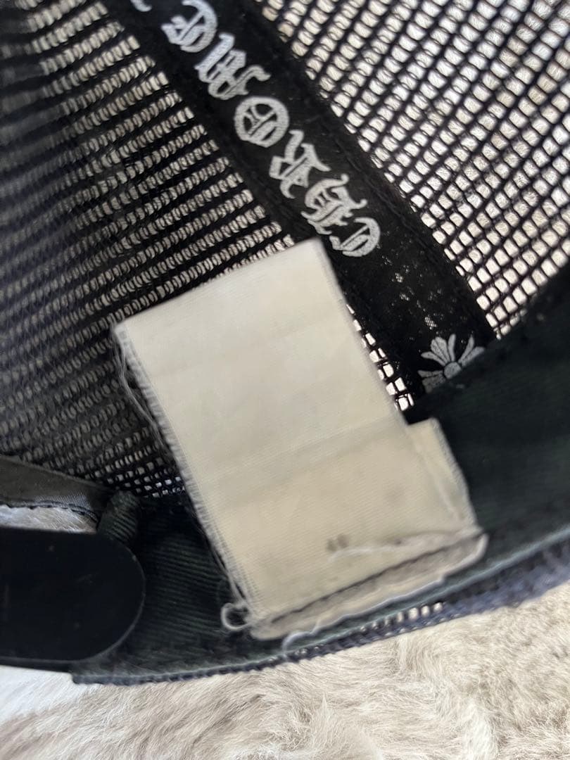 Chrome heartsメッシュ トラッカーキャップ黒　正規品