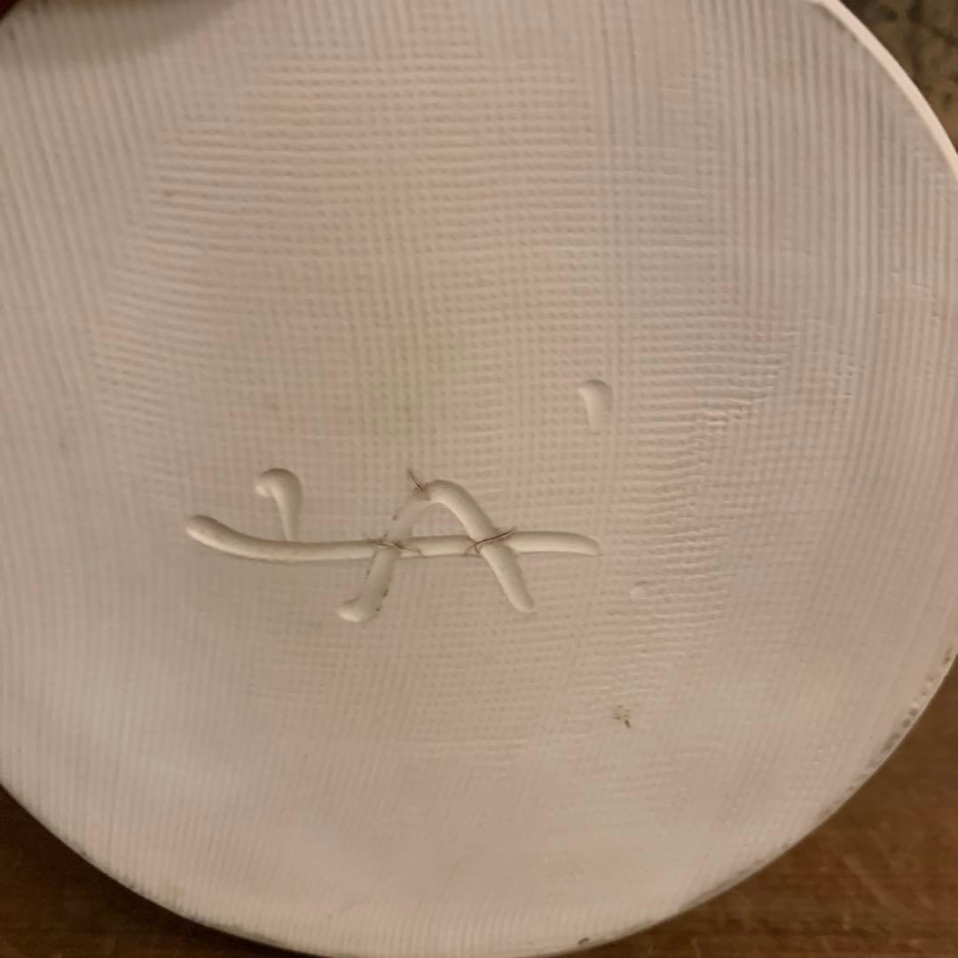 村田亀水   牙白瓷  瓶 美品    243