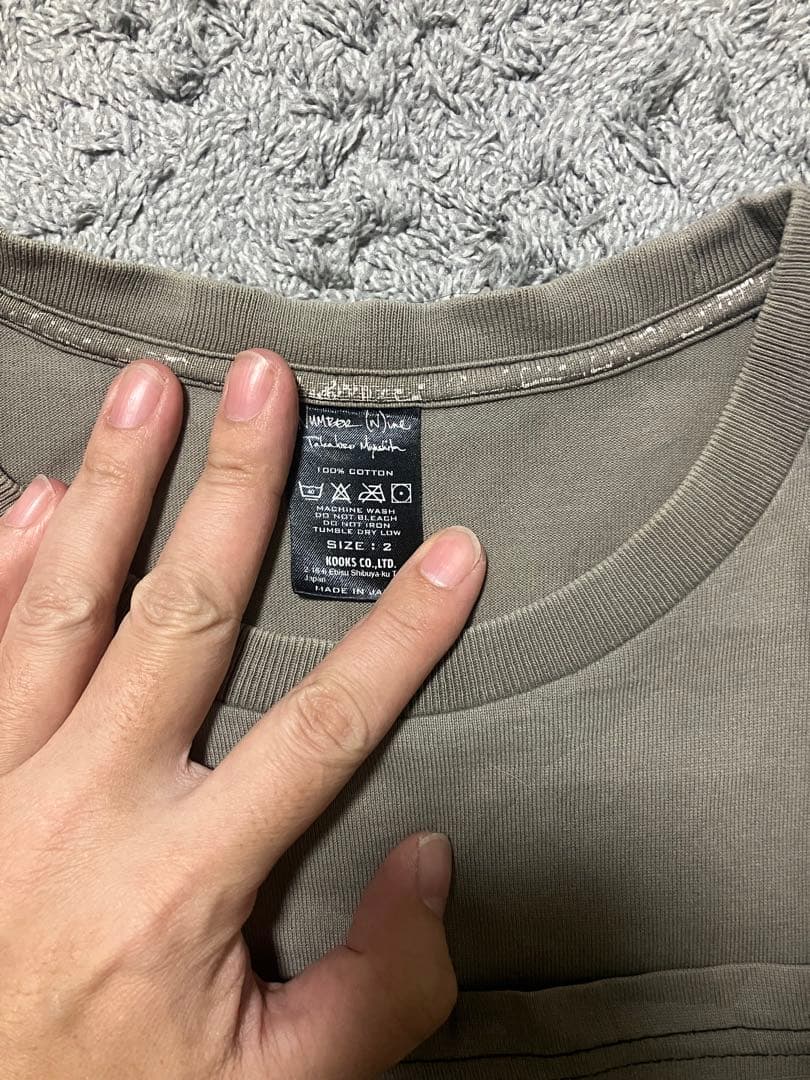 Number nine ナンバーナイン07AW Tシャツサイズ2