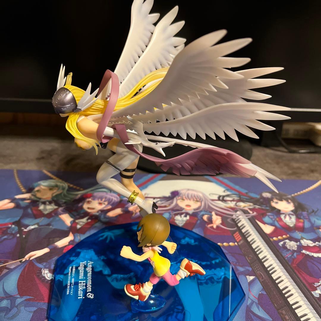 デジモンアドベンチャー エンジェウーモン＆八神ヒカリ フィギュア GEM