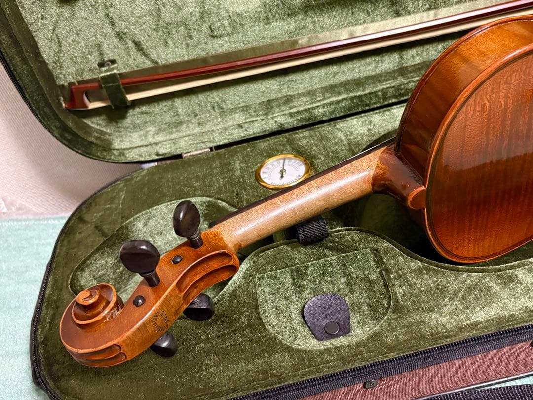 極希少 ドイツ Conservatory バイオリン 4/4 虎杢 良品