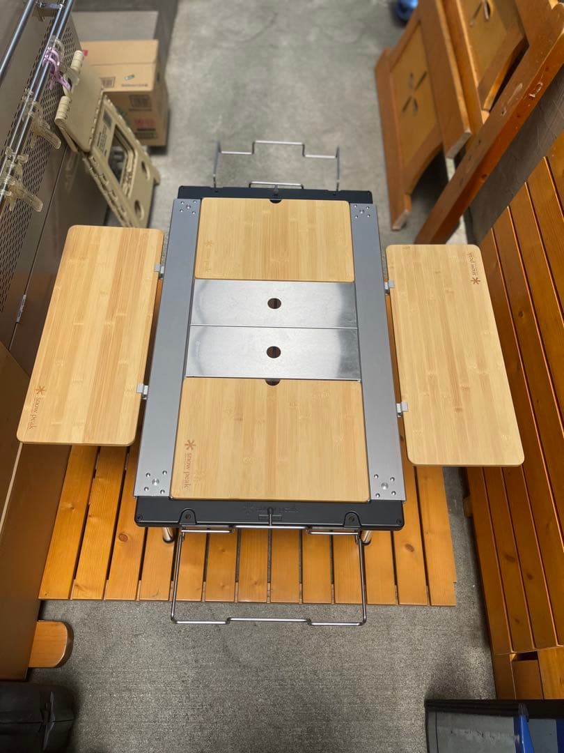 スノーピーク( peak) IGTセット アイアングリルテーブル 脚付